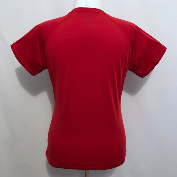 ASICS NWT Shorts Sleeves Spin Serve Volleyball Jersey Women L - Picture 7 of 9